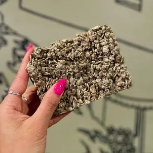 Toasted Black Sesame Rice Krispy