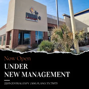 We are now under new management!! Come and try out new flavors!!