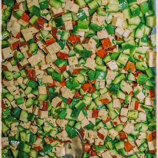Chilled Cucumber & Tofu