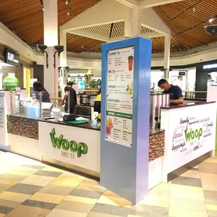 customers at the counter