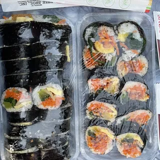 K6. Jinmi (seasoned dried squid) Gimbap - 1 roll