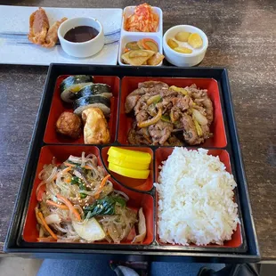 L1. Bulgogi Lunch Special Box
