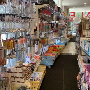 Kitchen wares section