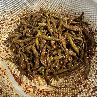 Seasoned spicy peppers