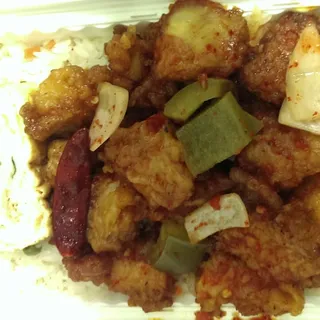 Spicy Braised Chicken Lunch Box