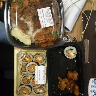 2 Chicken and Kimbap Combo with Water