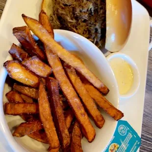 Pulled Pork and sweet potato fries