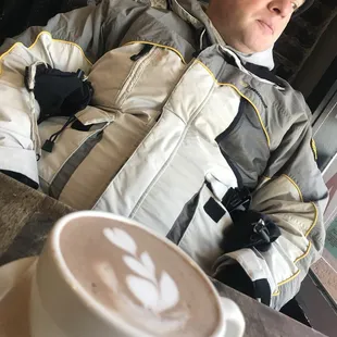 Hot cocoa with this guy