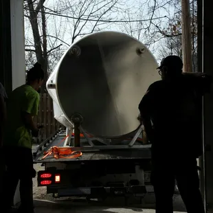 Equipment delivery day!