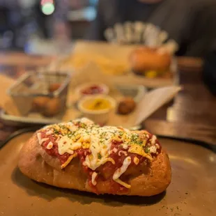 Spicy meatball sub