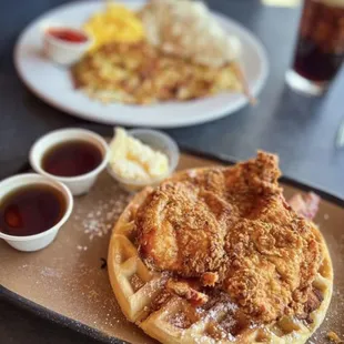 Chicken and Waffle Plate