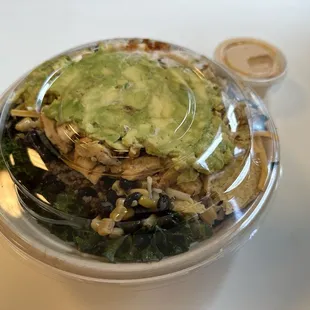Spicy chicken bowl
