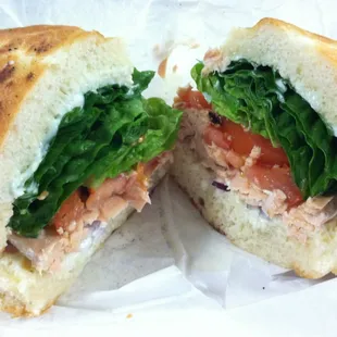 Teriyaki Salmon Sandwich