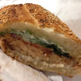 Broiled Salmon Sandwich