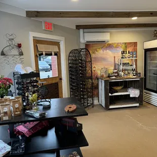 Small wine shop attached