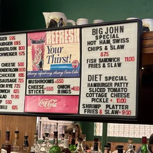 Love the simple menu