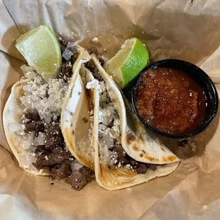 Steak tacos