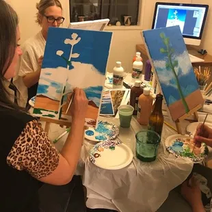 Paint Nights bring out the creativity in friends.