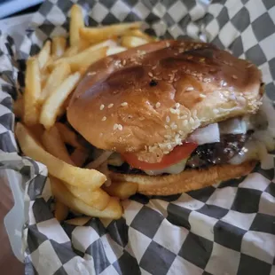 Special of the Day - Hamburger with fries