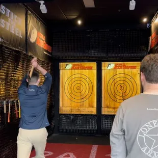 two men playing a game