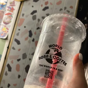 Lemon-Coco boba Boba for the win