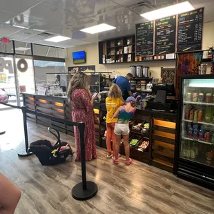 View from the counter