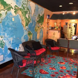 Beautiful travel agency.