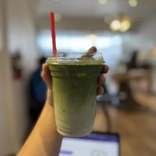 Unsweetened matcha latte - 10/10!