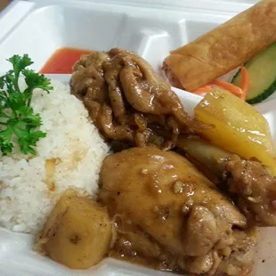 Chicken Adobo...it's slowly simmered to perfection.