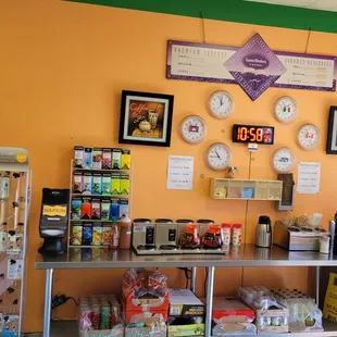 the inside of a store