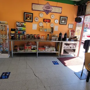 Social distance in place