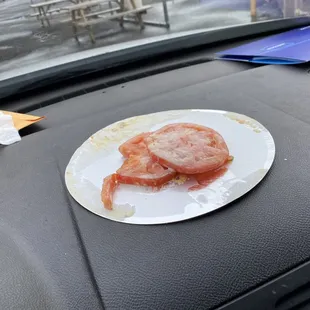 The tomato I ask to be left off