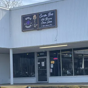 Exterior next to white elephant
