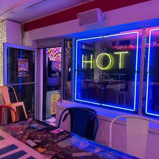 Outdoor dining @Hot Boys