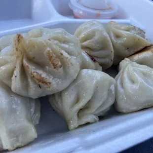 Chicken dumplings (fried)