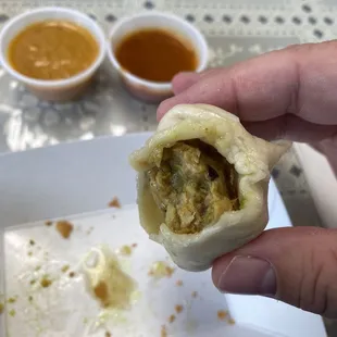 Inside the dumpling