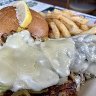 Whaler Sandwich with Seasoned Fries