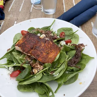 Salmon Spinach Salad