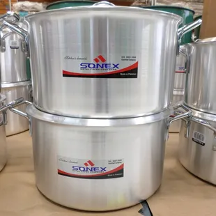 stainless steel pots and pans