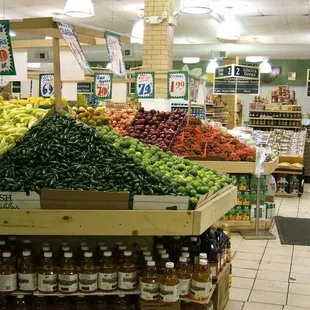 a variety of fruits and vegetables