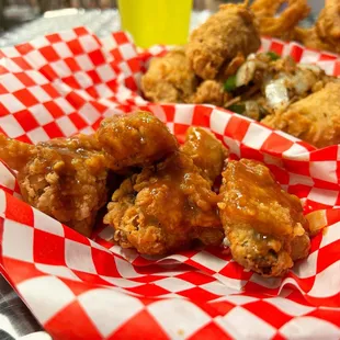 Our presence is felt like the Black Panther movement  8-piece Saigon 22 Herbs &amp; Spices and Quebec Maple BBQ wing combo w/ rings of onion