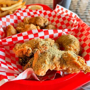 Will you feel better, better, better? Will you feel anything at all?  5 Perri Perri Wings &amp; 3 Za&apos;atar Tender Combo w/ seasoned fries