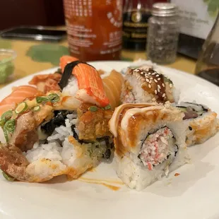 The sushi is pretty dang good!!