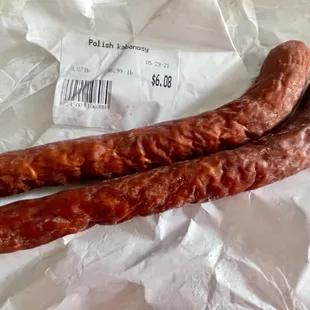 Perfect Kabanosy with excellent smoked flavor!