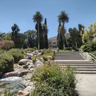 A very nice view of the La Sierra University campus, on the walk to the museum.