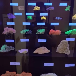 These colors can be seen with the assistance of UV light!