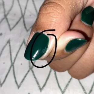 Bubble in my gel that ripped