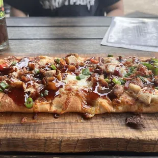 Chicken Bbq pizza