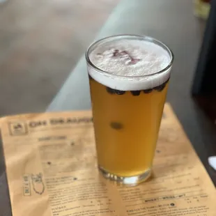 Secret Llama Blueberry Wheat Ale