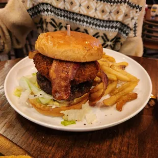 Mac bite burger